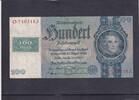Deutschland Sowjetische Besatzungszone, 100 Reichsmark mit Kupon Ro.338a Friedensdruck Serie:O, Udr.Bst.:G, -