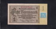 Deutschland,Sowjetische Besatzungszone, 1 Rentenmark Ro.330c,SBZ-1c, Firmendruck, KN 8stellig , -