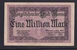 Weimarer Republik, Sachsen, 1 Million Mark Meerane Stadt, -