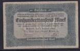 Deutsches Reich, Sachsen, 100000 Mark Plauen Amtshauptmannschaft, Papier dunkler, -