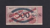 Weimarer Republik, Brandenburg, 500000 Mark auf 500 Mark Nauen, Kreissparkasse Osthavelland, -
