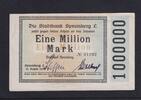 Weimarer Republik, Brandenburg, 1 Million Mark Spremberg, Stadtbank, -