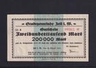 Weimarer Republik, Baden, 200000 Mark Zell i.W. Stadtgemeinde, -