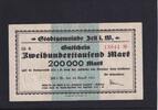 Weimarer Republik, Baden, 200000 Mark Zell i.W. Stadtgemeinde, -
