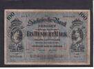Länderbanknote Sachsen, Sächsische Bank, 100 Mark Dresden, KN 6stellig, Ser. I, -