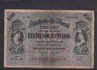 Länderbanknote Sachsen, Sächsische Bank, 100 Mark Dresden, KN 6stellig, Ser. I, -