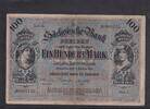 Länderbanknote Sachsen, Sächsische Bank, 100 Mark Dresden, KN 6stellig, Ser. I, -