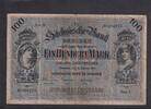 Länderbanknote Sachsen, Sächsische Bank, 100 Mark Dresden, KN 6stellig, Ser. I, -