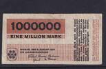 Weimarer Republik, Thüringen, 1 Million Mark Bauhaus, Entwurf Herbert Bayer, Weimar, Landesregierung, -