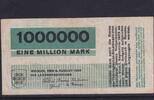Weimarer Republik, Thüringen, 1 Million Mark Bauhaus, Entwurf Herbert Bayer, Weimar, Landesregierung, -