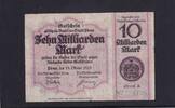 Weimarer Republik, Sachsen, 10 Milliarden Mark Pirna, Stadt, mit KN, -
