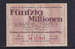 Weimarer Republik, Sachsen, 50 Millionen Mark Pirna, Amtshauptmannschaft, Wz. Kreuze, -