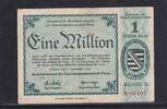 Weimarer Republik, Sachsen, 1 Million Mark Pirna, Amtshauptmannschaft, Reihe A, -