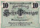 Weimarer Republik, Sachsen, 10 Pfennige Plauen, Stadtgemeinde, -