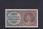 Drittes Reich, Böhmen und Mähren, 1 Krone Ro.558b, ZWK-9b, Serie: D 055, mit SPECIMEN, -