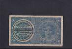 Drittes Reich, Böhmen und Mähren, 1 Krone Ro.556b, ZWK-7b, Serie: A 034, mit Maschinenstempel, -