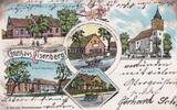 Ansichtskarte 1908 Deutsches Reich, Schlesien, Eisenberg Kreis Sagan, gelaufen,