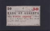 USA, Konföderierte Staaten, 50 Cents Bank of Augusta, -