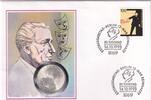 Deutschland, Bundesrepublik, Numisbrief Max Reinhardt, mit 25 Schilling Silber, -