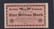 Weimarer Republik, Reichsbahn, Berlin, 1 Million Mark Serie: D, -