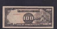 Philippinen 100 Pesos (1942) Japanische Besatzung, gebraucht III, 4,99 EUR Differenzbesteuert nach §25a UStG zzgl. 2,00 EUR Versand