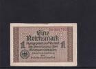 Drittes Reich, Reichskreditkasse, 1 Reichsmark Ro.551a, ZWK-2a, mit Prägestempel, Serie: 25, -