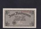 Drittes Reich, Reichskreditkasse, 2 Reichsmark Ro.552b, ZWK-3b, ohne Prägestempel, KN 8 stellig, -