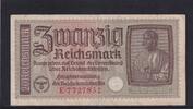 Drittes Reich Reichskreditkasse, 20 Reichsmark Ro.554a, ZWK-5a, Serie: E, -