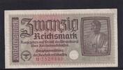 Drittes Reich Reichskreditkasse, 20 Reichsmark Ro.554a, ZWK-5a, Serie: H, -