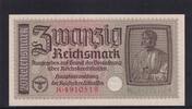 Drittes Reich Reichskreditkasse, 20 Reichsmark Ro.554a, ZWK-5a, Serie: K, -