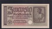 Drittes Reich Reichskreditkasse, 20 Reichsmark Ro.554a, ZWK-5a, Serie: K, -