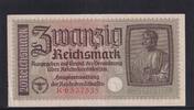 Drittes Reich Reichskreditkasse, 20 Reichsmark Ro.554a, ZWK-5a, Serie: K, -