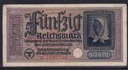 Drittes Reich Reichskreditkasse, 50 Reichsmark Ro.555a, ZWK-6a, Serie: B, -