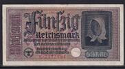 Drittes Reich Reichskreditkasse, 50 Reichsmark Ro.555a, ZWK-6a, Serie: C, -