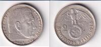 Deutsches Reich, Drittes Reich, 2 Reichsmark Paul von Hindenburg, -