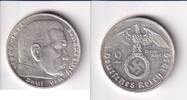 Deutsches Reich, Drittes Reich, 2 Reichsmark Paul von Hindenburg, -