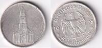 Deutsches Reich, Drittes Reich, 5 Reichsmark Garnisonkirche Potsdam, -