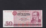 Deutschland, DDR, 50 Mark Ro.360a, DDR-22a, erste Auflage, Typensatz, Serie: AF, -