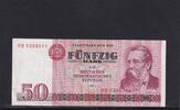 Deutschland, DDR, 50 Mark Ro.360a, DDR-22a, erste Auflage, Typensatz, Serie: BB, -