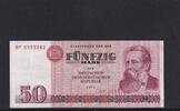 Deutschland, DDR, 50 Mark Ro.360a, DDR-22a, erste Auflage, Typensatz, Serie: BF, -