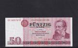Deutschland, DDR, 50 Mark Ro.360a, DDR-22a, erste Auflage, Typensatz, Serie: CC, -