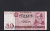 Deutschland, DDR, 50 Mark Ro.360a, DDR-22a, erste Auflage, Typensatz, Serie: DC, -