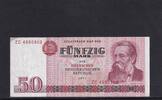 Deutschland, DDR, 50 Mark Ro.360b, DDR-22b, erste Auflage, Typensatz, Ersatznote, Serie: ZC, -