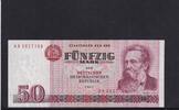 Deutschland, DDR, 50 Mark Ro.360c, DDR-22c, zweite Auflage, Computersatz, Serie: HA, -