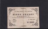 Altdeutschland, Anhalt-Cöthen, Einen Thaler Dr. Arthur Lutze Thaler, 1857 Auflage 700 Stück -