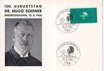 Bundesrepublik Deutschland, Postkarte Zeppelin, Dr. Hugo Eckener, -