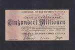 Weimarer Republik, Reichsbahn, 100 Millionen Mark Reichsbahndirektion Altona, -