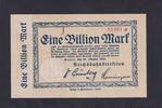 Weimarer Republik, Reichsbahn, 1 Billion Mark Reichsbahndirektion Cassel, -