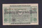 Weimarer Republik, Reichsbahn, 20 Milliarden Mark Reichsbahndirektion Frankfurt/Main, Wz.Kreise, -