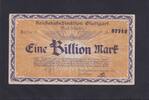 Weimarer Republik, Reichsbahn, 1 Billion Mark Reichsbahndirektion Stuttgart, -